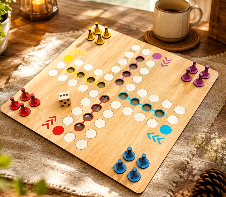 Joc Ludo din Lemn