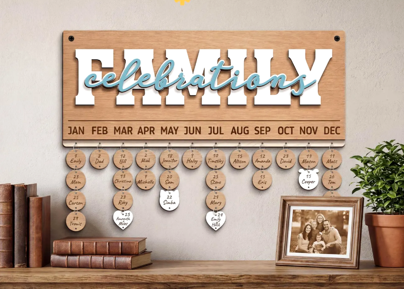 Calendar Aniversări Familie